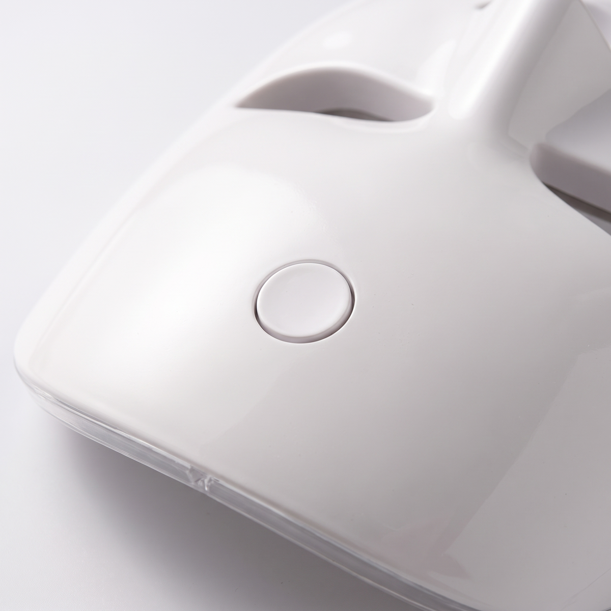 LED Face Mask — touch button detail