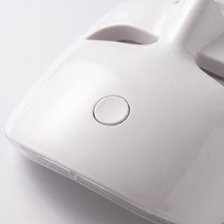 LED Face Mask — touch button detail