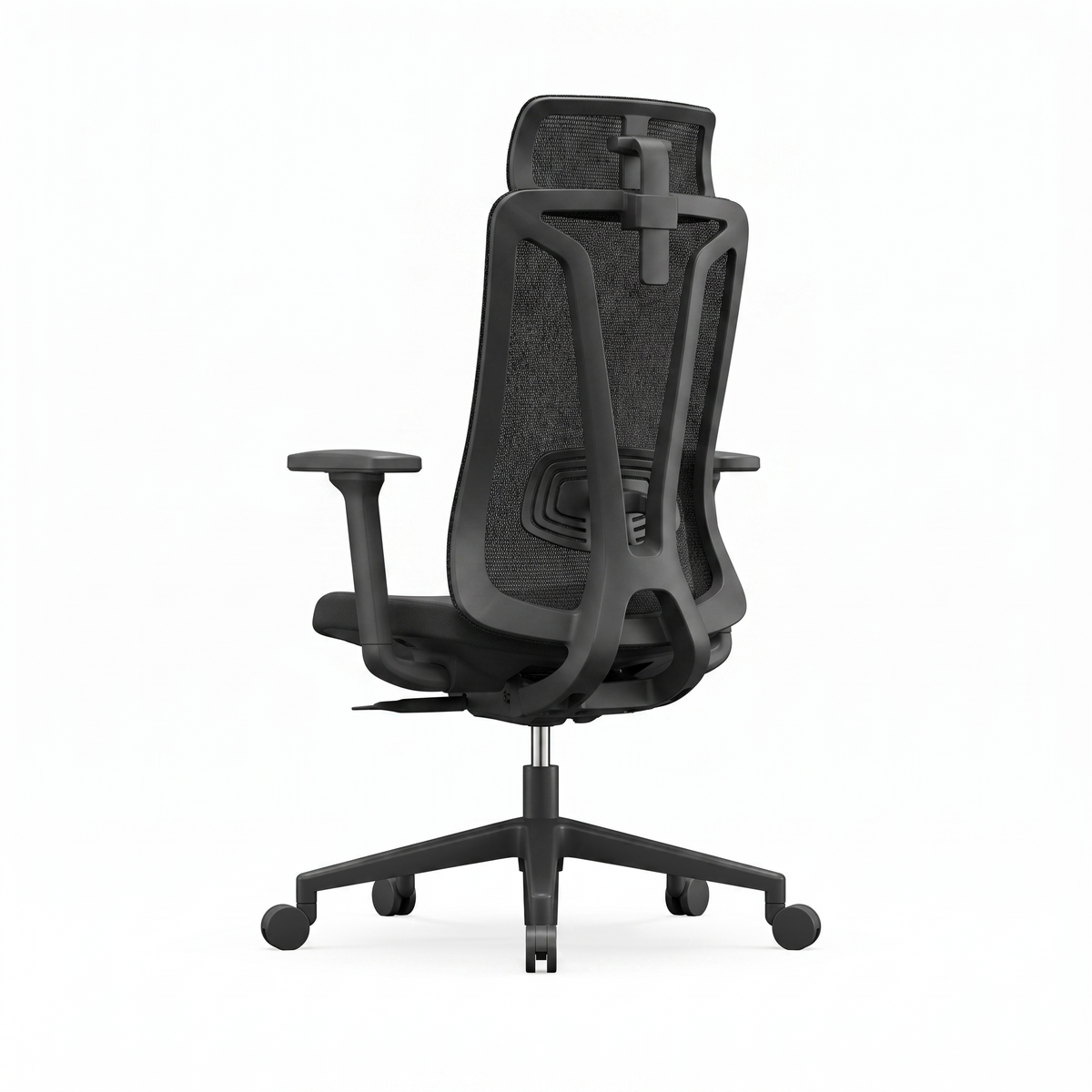 Pro Mesh Office Chair — rear lumbar frame