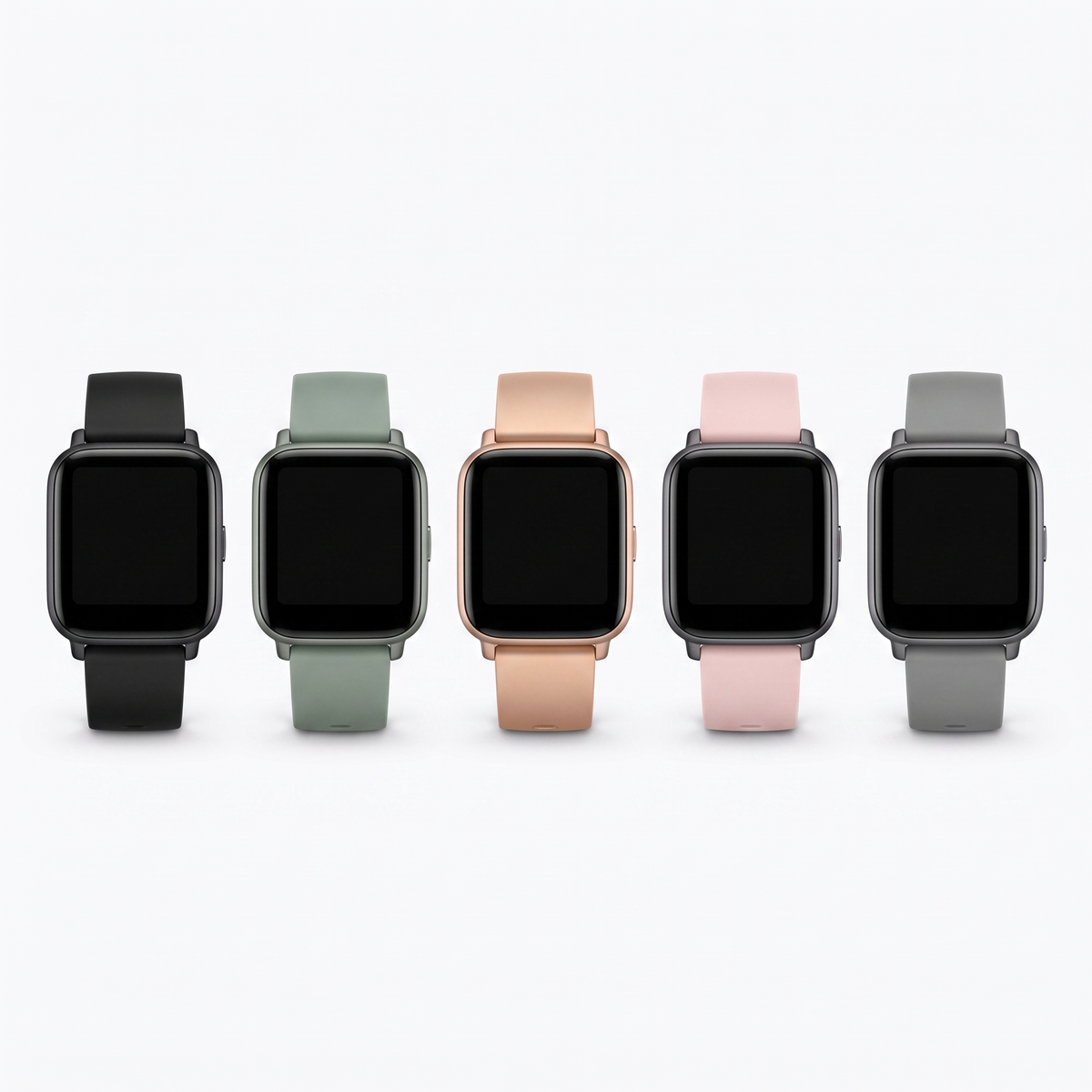Auvanya Smart Watch — five colours