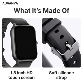 Auvanya Smart Watch — what it's made of