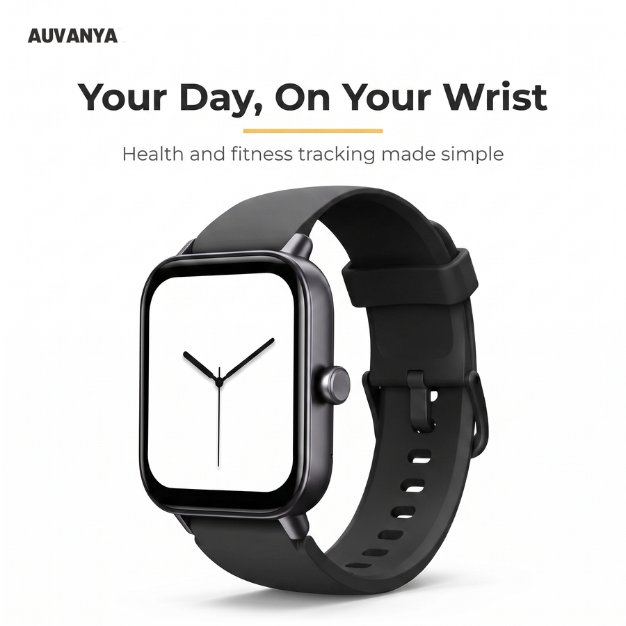 Auvanya Smart Watch — Fitness Tracker