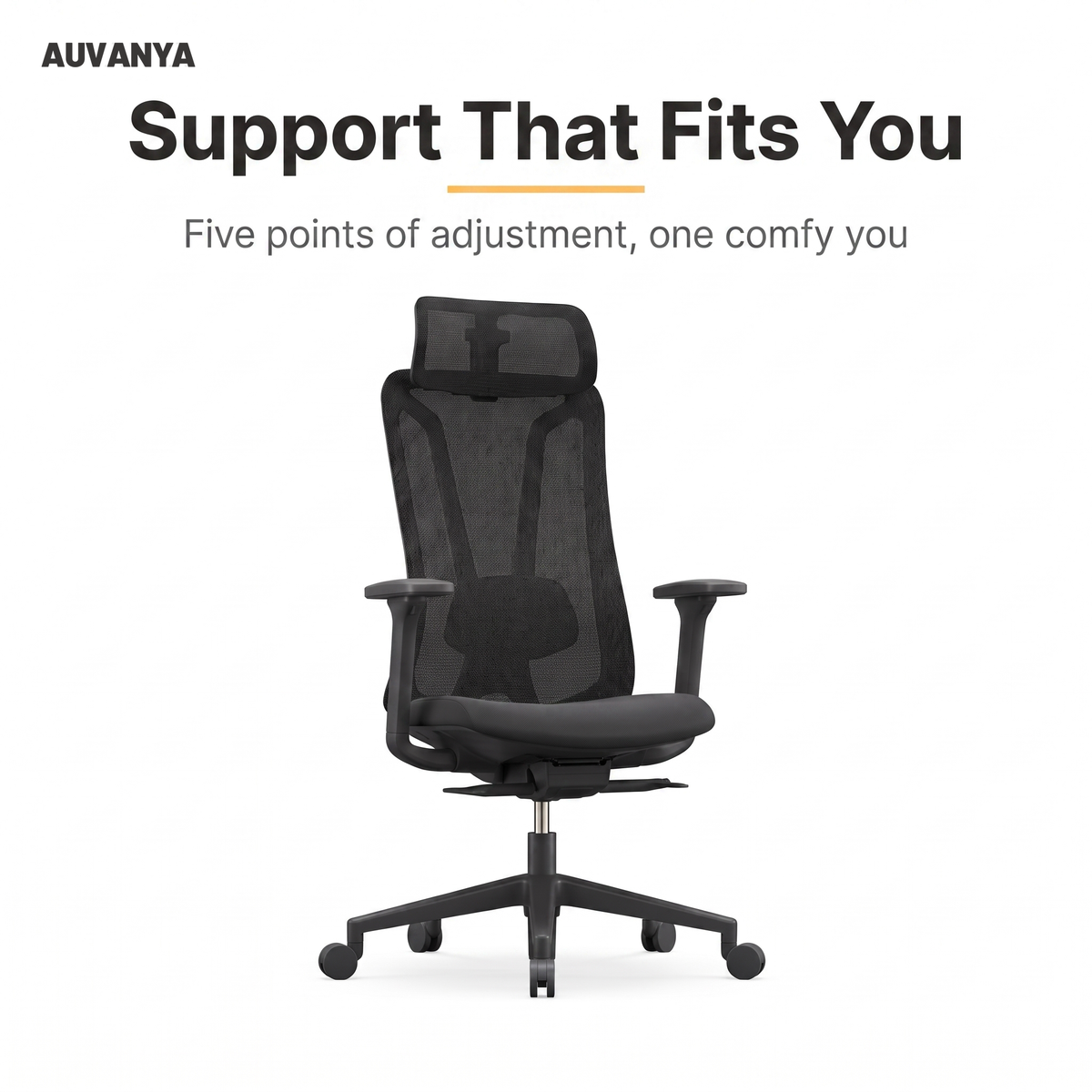 Pro Mesh Office Chair — Support That Fits You