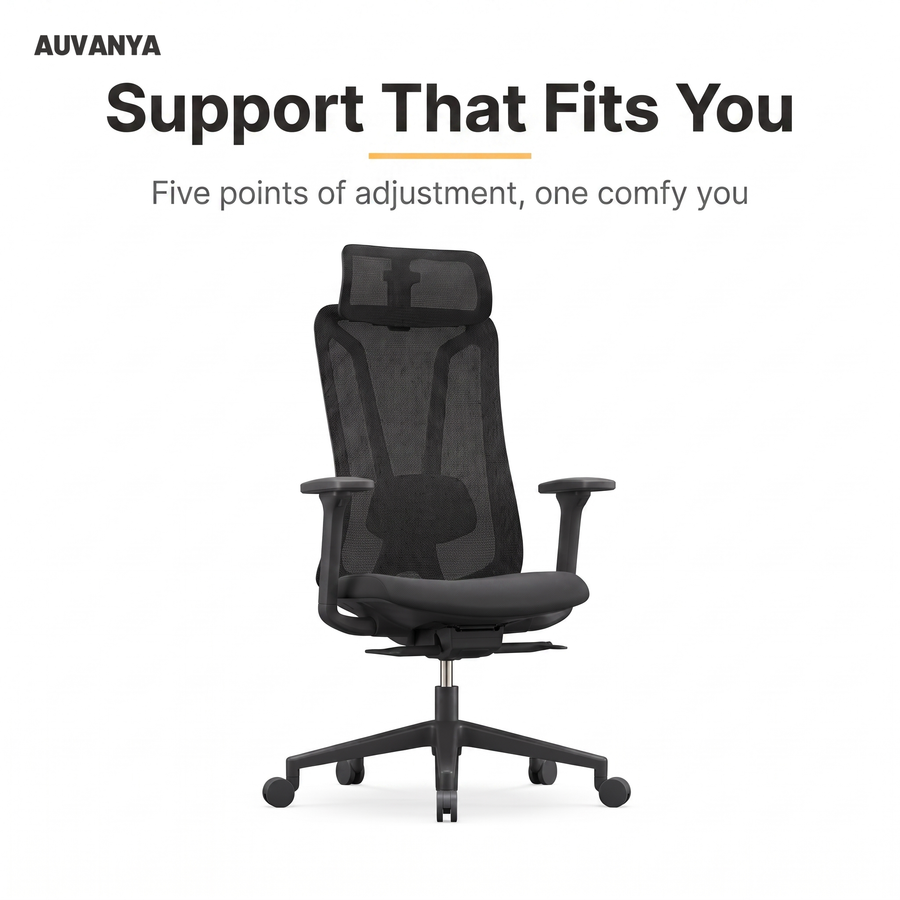 Auvanya Neo — Pro Mesh Office Chair