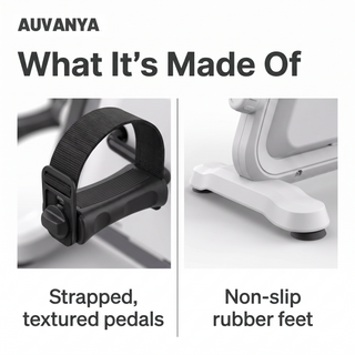 Pedal Exerciser — what it's made of