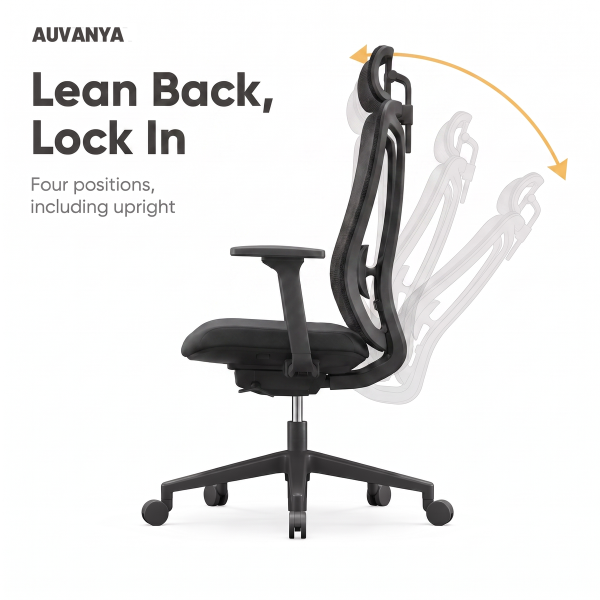 Pro Mesh Office Chair — lean back, lock in