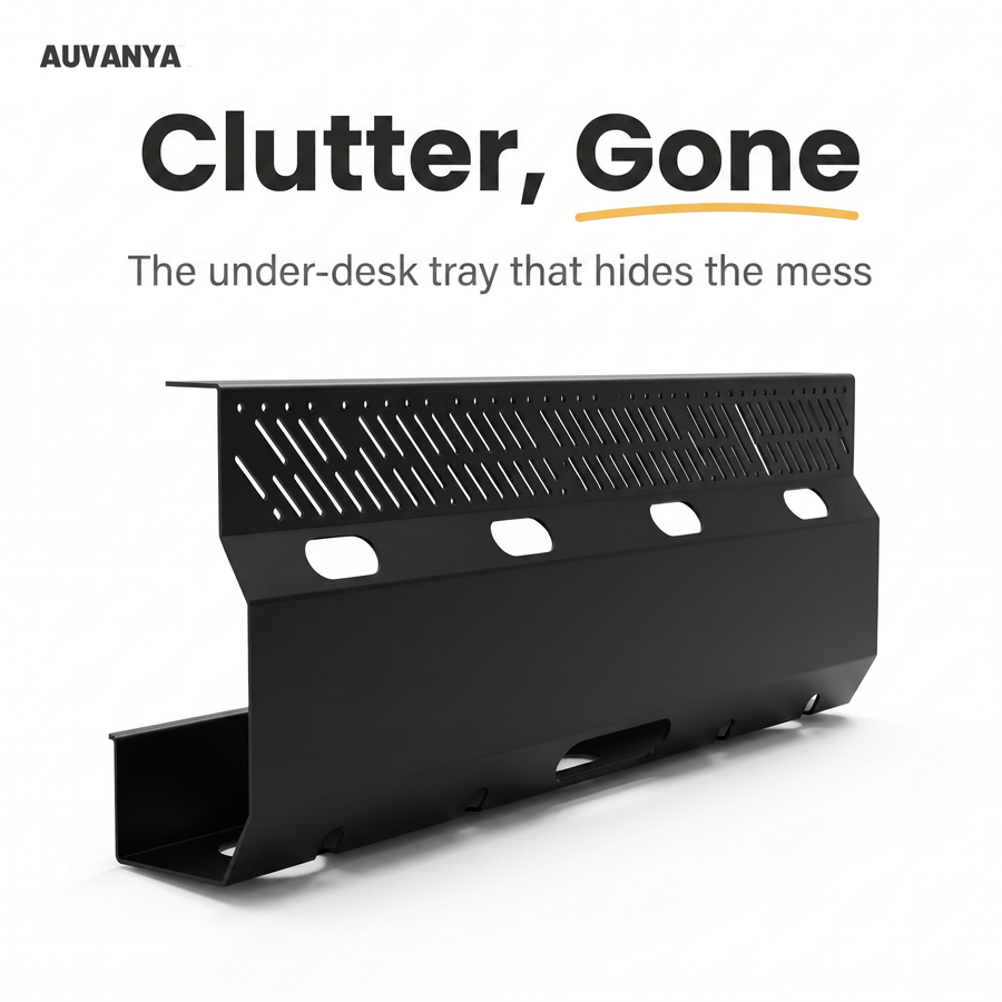 Auvanya Cable Tidy — Under-Desk Tray