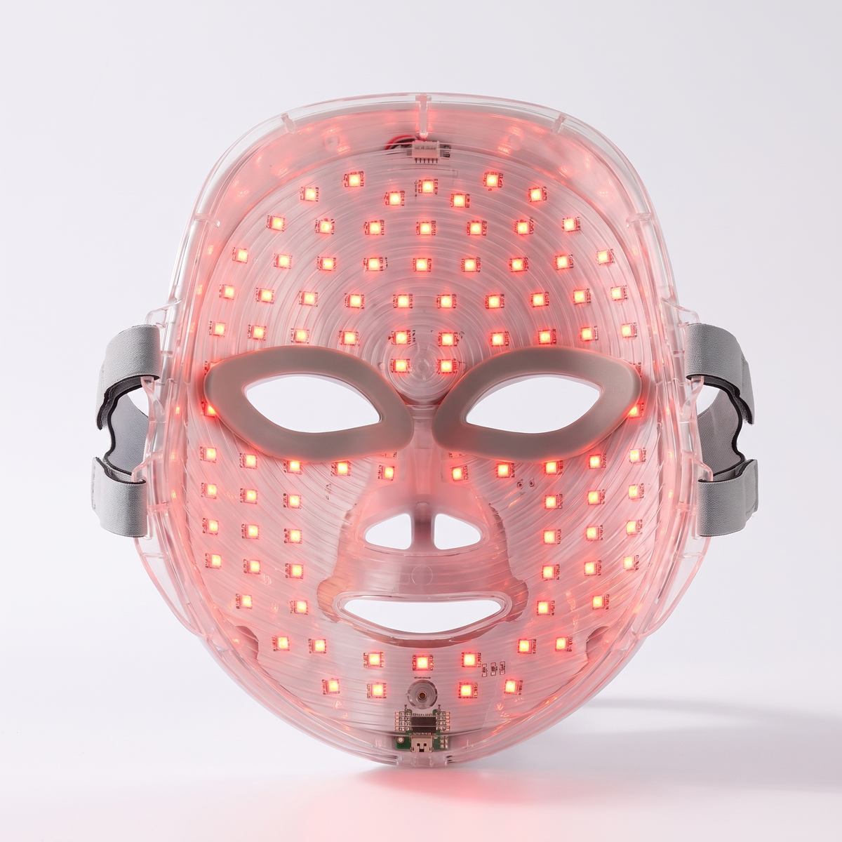 LED Face Mask — inside LED array glowing red