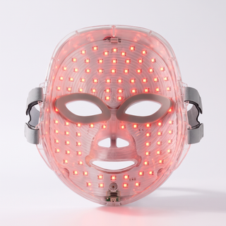 LED Face Mask — inside LED array glowing red