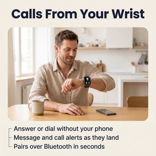 Auvanya Smart Watch — answer calls from your wrist